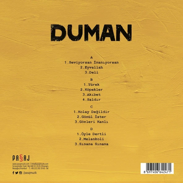 Duman Darmaduman - 2 Plak - Resim 2