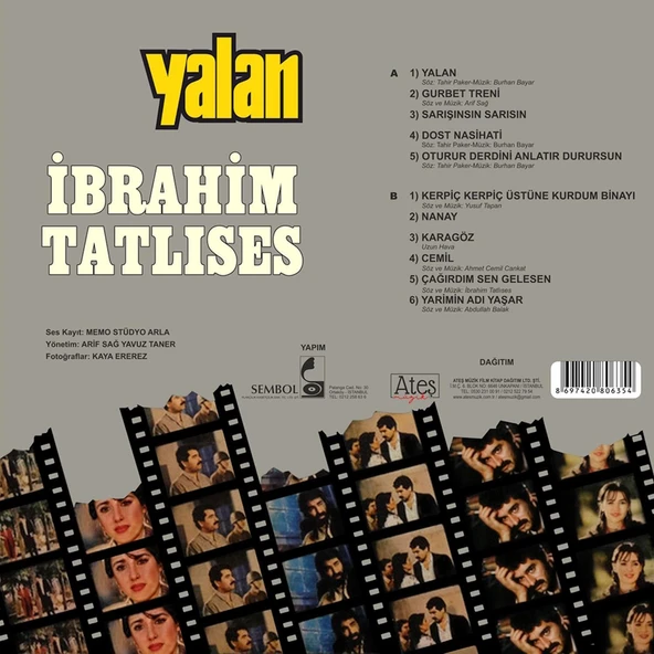 İbrahim Tatlıses Yalan - Plak - Resim 2