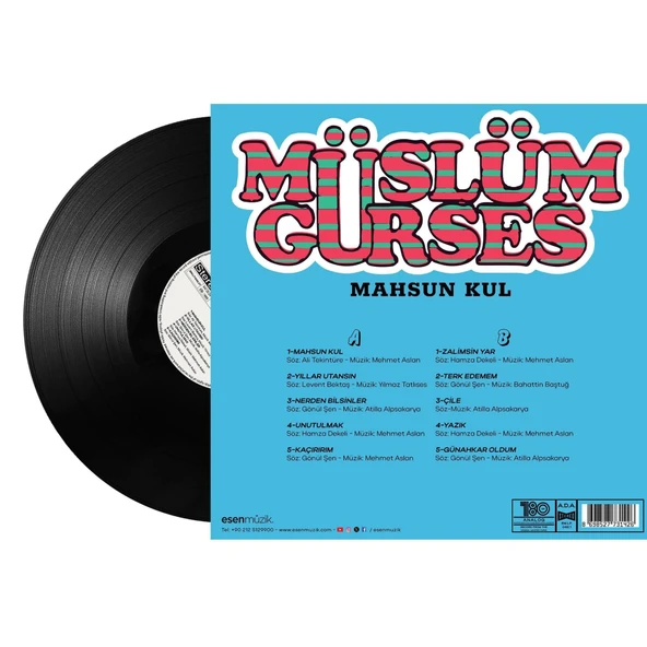 Müslüm Gürses Mahsun Kul - Plak - Resim 4