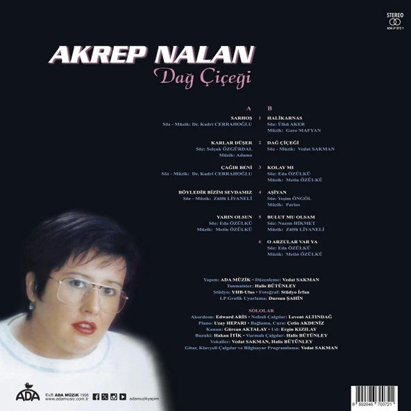 Akrep Nalan Dağ Çiçeği - Plak - Resim 2