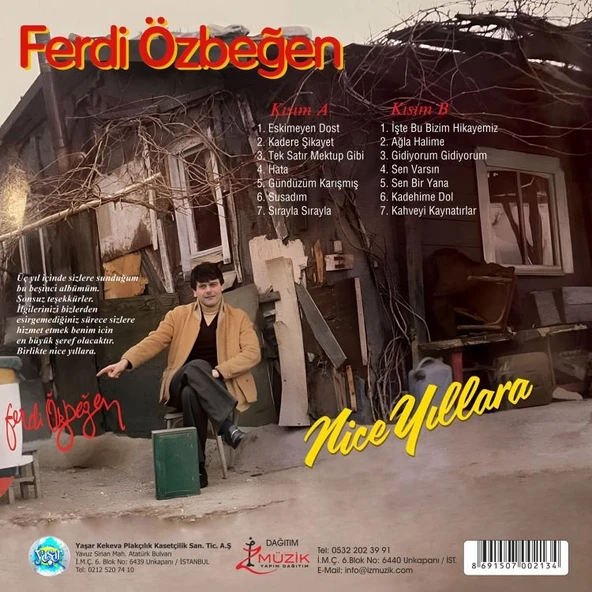 Ferdi Özbeğen Nice Yıllara - Plak - Resim 2