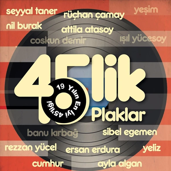 Karışık Sanatçılar 19 Yılın En İyi 45'liği - Plak ürün görseli 1