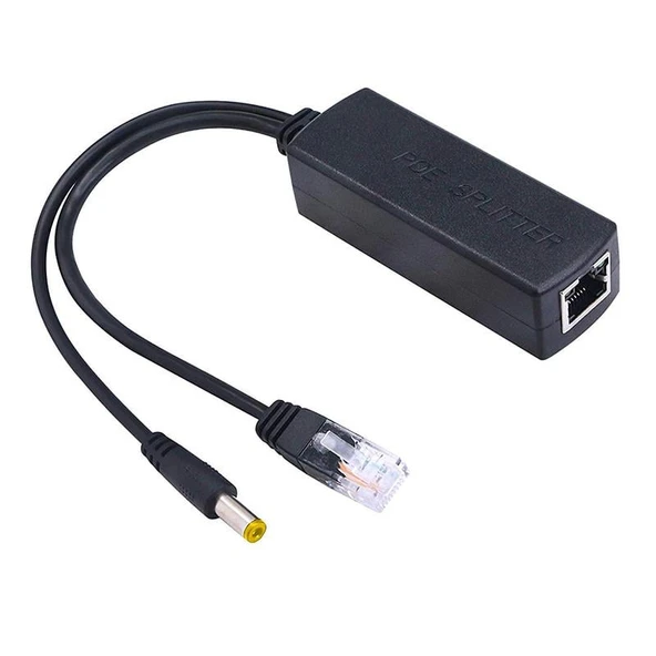 Powermaster PD48V IP Kamera POE Kablosu Aktif Poe Enjektör Splitter ürün görseli 1