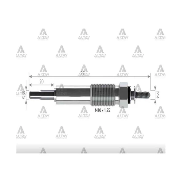 KIZDIRMA BUJİSİ (ISITMA) CANTER 304 / 444 23V. ürün görseli 1