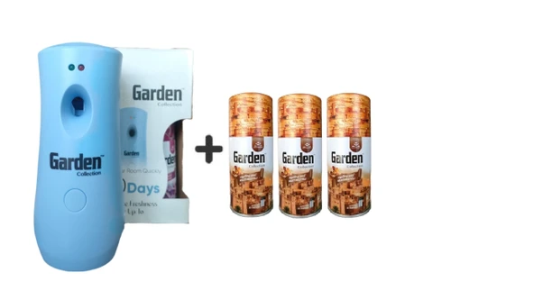 Garden Oda Kokusu Freshmatik, Otomatik Sprey Makine +  Gizemli Doğu Yedek Sprey 260 ml Air Freshener + Gizemli Doğu Parfüm Spreyi 260 ml x 3 Adet ürün görseli 1
