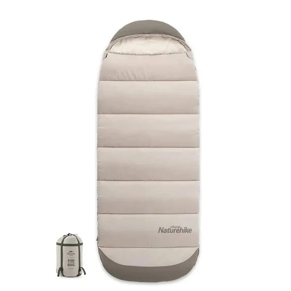 Naturehike Feeder B180 Cotton Uyku Tulumu -8°C Yeşil Right (Sağ) ürün görseli 1