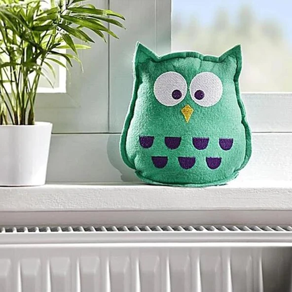 Nem Giderici Peluş Baykuş (Kapı ve Pencere Stoperi) ürün görseli 1