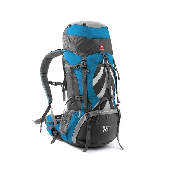 Naturehike Discovery 70+5 Lt Trekking Sırt Çantası Mavi ürün görseli 1