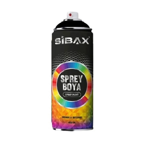 Sibax Sprey Boya Mat Siyah 400ML ürün görseli 1