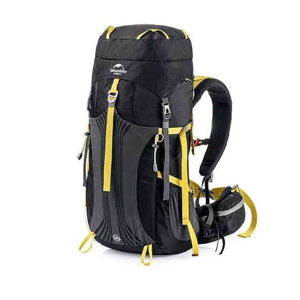 Naturehike 55+5LT Trekking Sırt Çantası Siyah ürün görseli 1