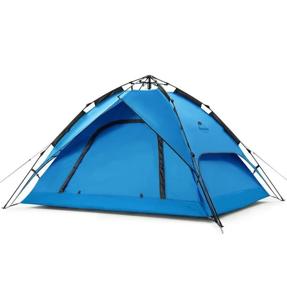 Naturehike 4 Kişilik Otomatik Kamp Çadırı - Mavi ürün görseli 1