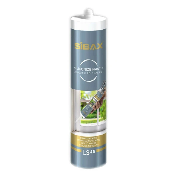 Sibax Silikonize Mastik 450gr ürün görseli 1