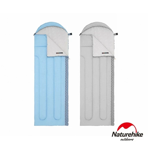 Naturehike Zarf Tarzı Kapüşonlu Uyku Tulumu -10°C Gri Right (Sağ) ürün görseli 1