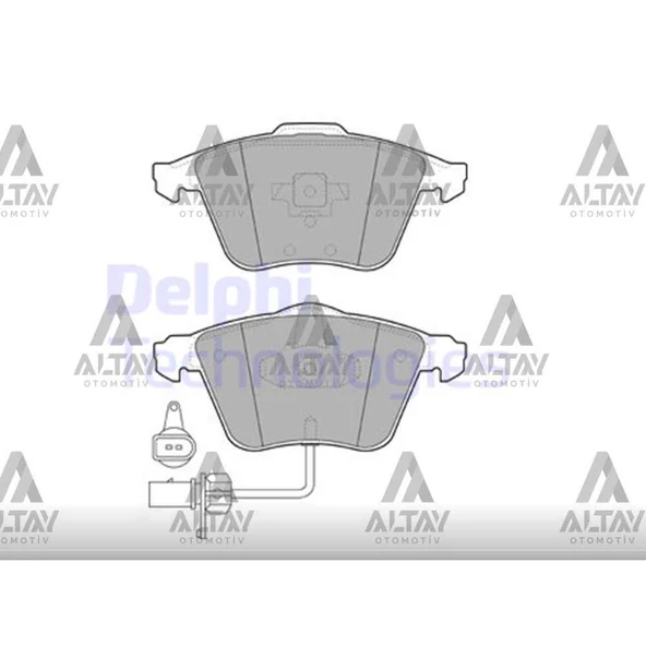 FREN BALATA A4 05-11 / A6 05-11 FİŞLİ ÖN ürün görseli 1