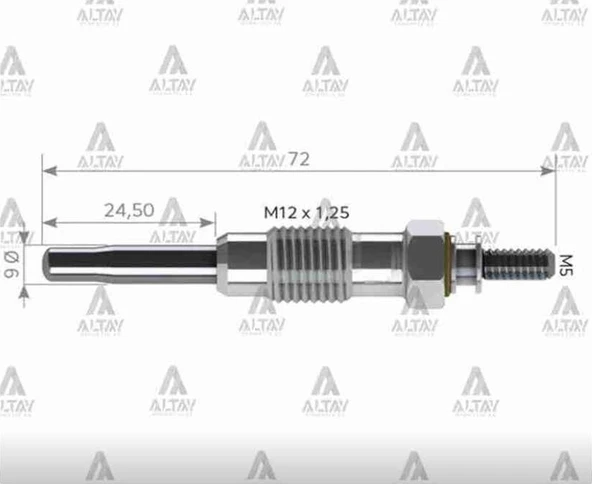 Kızdırma Bujisi Isıtma Partner / Berlıngo / J9 / Boxer 1.9 11v. ürün görseli 1