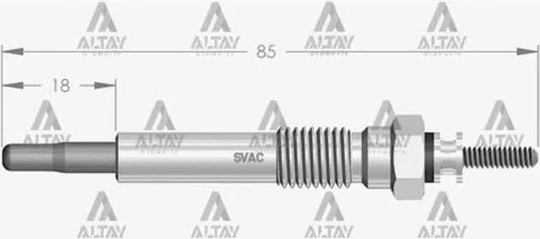 Kızdırma Bujisi Isıtma Astra / Corsa / Kadett 1.7 Td / Gemını M ürün görseli 1