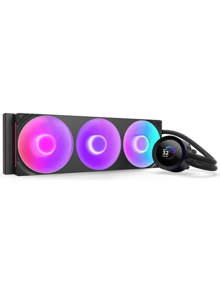 NZXT Kraken Plus 360MM Rgb RL-KR360-B2 Siyah Işlemci Sıvı Soğutucu ürün görseli 1