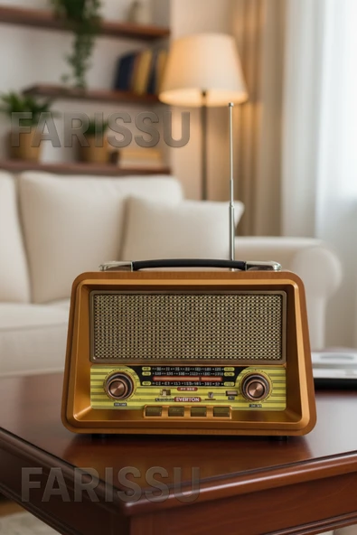 Nostaljik Tasarımlı, Modern Özellikli Everton RT-680BT Bluetooth Hoparlör ve Radyo ürün görseli 1