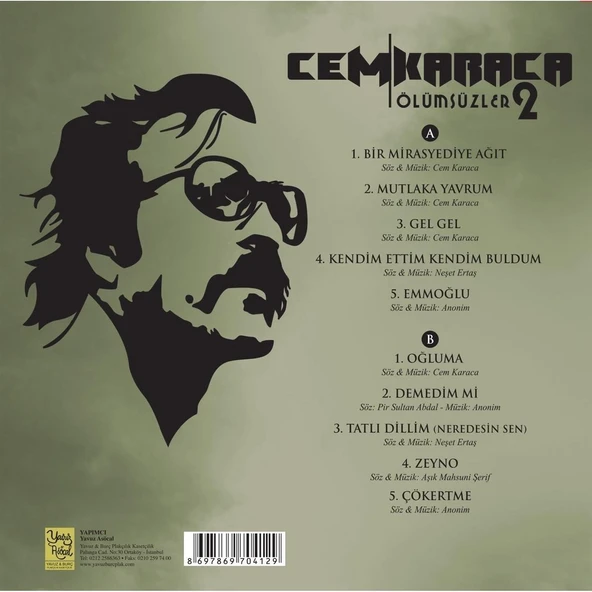 Cem Karaca Ölümsüzler 2 - Plak - Resim 2