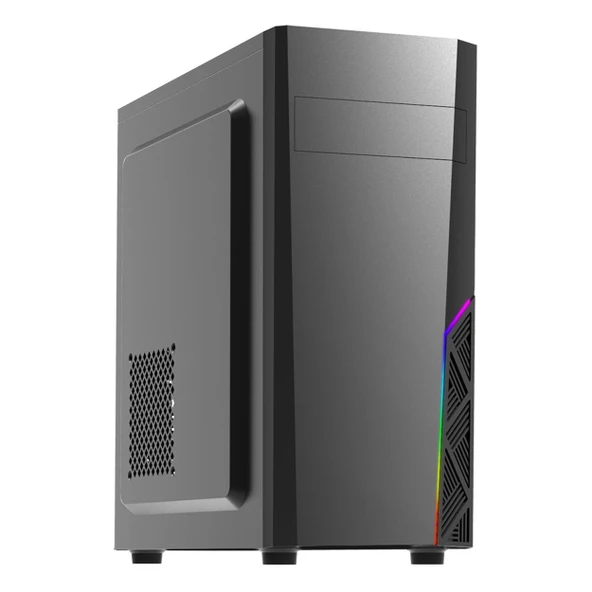 Zalman T8 USB 3.2 RGB ATX Mid Tower Siyah Kasa ürün görseli 1