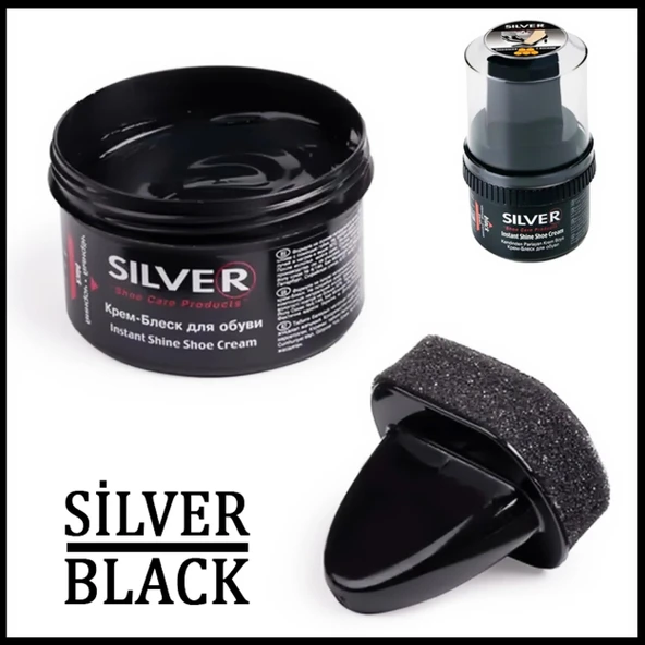 Silver Krem Ayakkabı Boyası Siyah 60 Ml ürün görseli 1