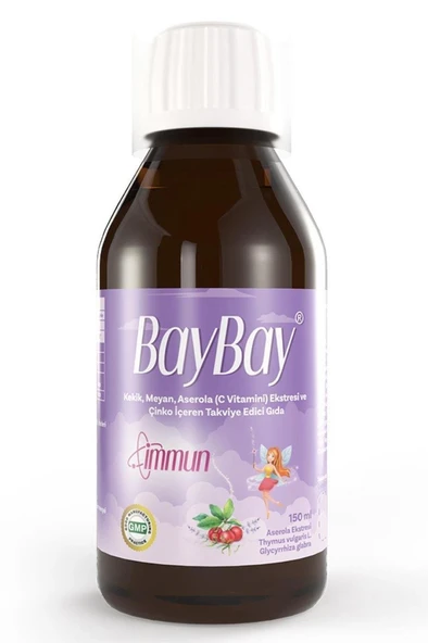 Baybay Immun Kekik Meyan Aserola İçeren Sıvı 150 ml ürün görseli 1