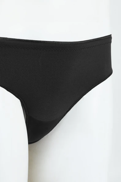 Siyah Luna Brazilian Külot - Resim 4