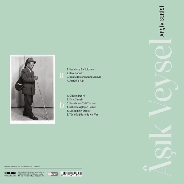 Aşık Veysel Arşiv Serisi - Plak - Resim 2