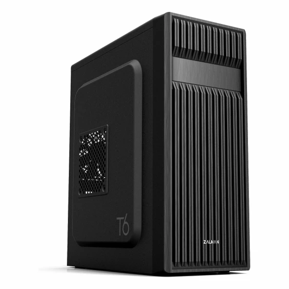 Zalman T6 USB 3.2 ATX Mid Tower Siyah Kasa ürün görseli 1