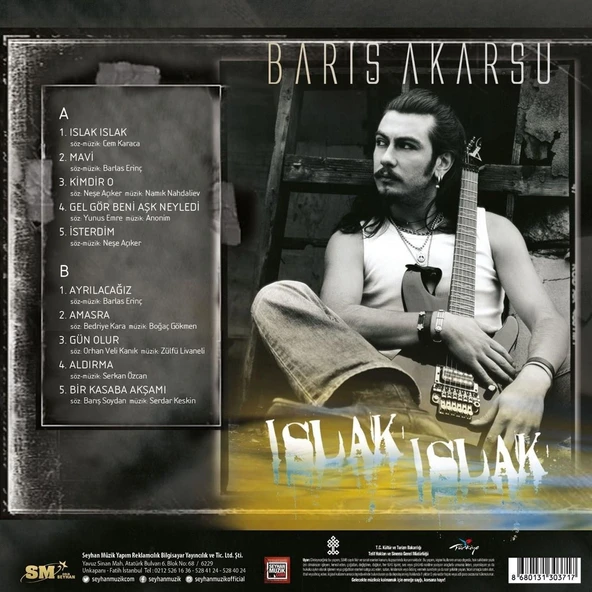 Barış Akarsu Islak Islak - Plak - Resim 2