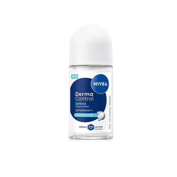 Nivea Derma Control Defend 72h Terleme Karşıtı Roll-On 50 ml ürün görseli 1