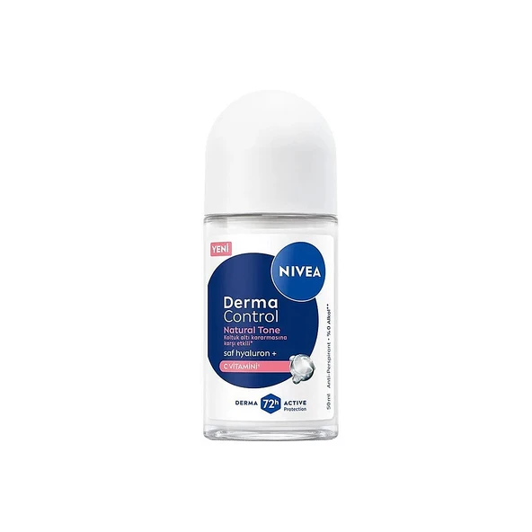 Nivea Derma Control Natural Tone 72h Terleme Karşıtı Roll-On 50 ml ürün görseli 1