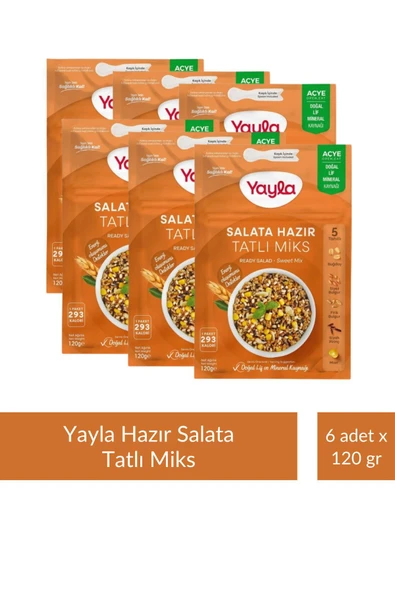 Salata Hazır Tatlı Miks 120 gr x 6 Adet ürün görseli 1