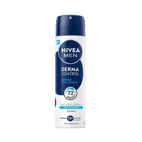 Nivea Men Derma Control Defend 72h Terleme Karşıtı Deodorant 150 ml ürün görseli 1