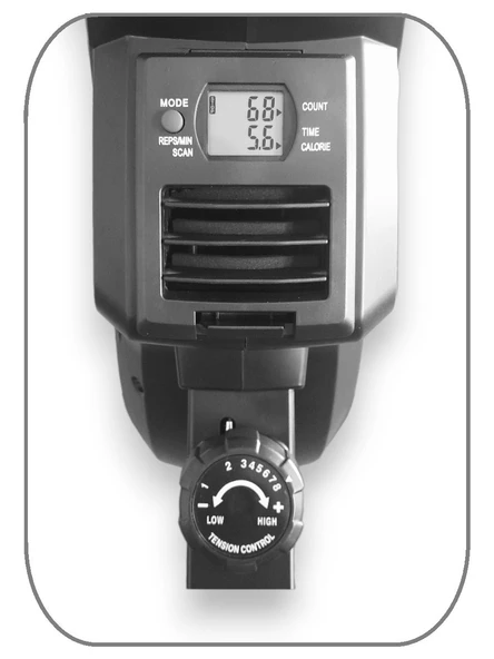 Dynamic RW100 Katlanabilir Hava Dirençli Kürek Çekme Aleti - Resim 11