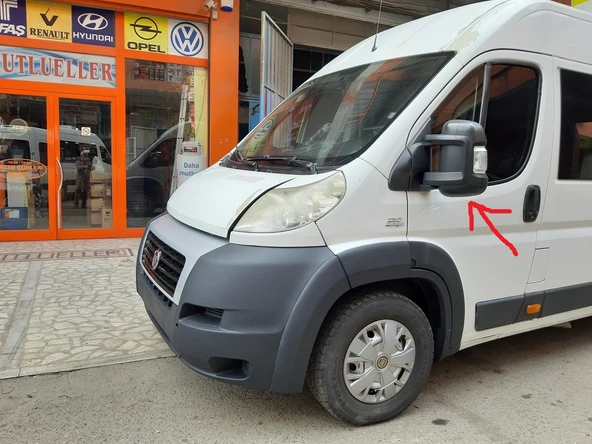Fiat DUCATO-Peugeot BOXSER-Cıtroen JUMPER Dış Dikiz Aynası Elektriklli Kumanda ve Sinyalli Sol Şoför Tarafı 2007..... ürün görseli 1