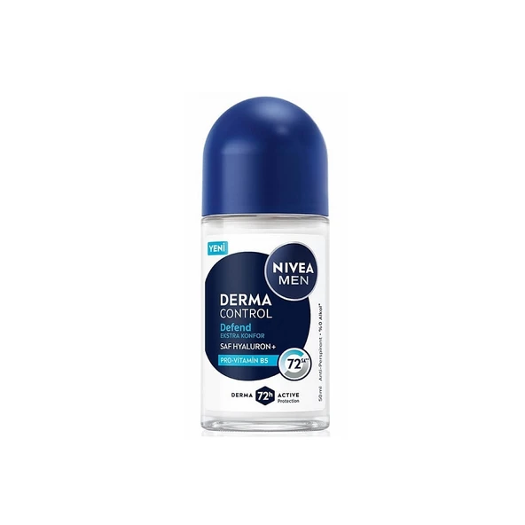 Nivea Men Derma Control Defend 72h Roll-On 50 ml ürün görseli 1