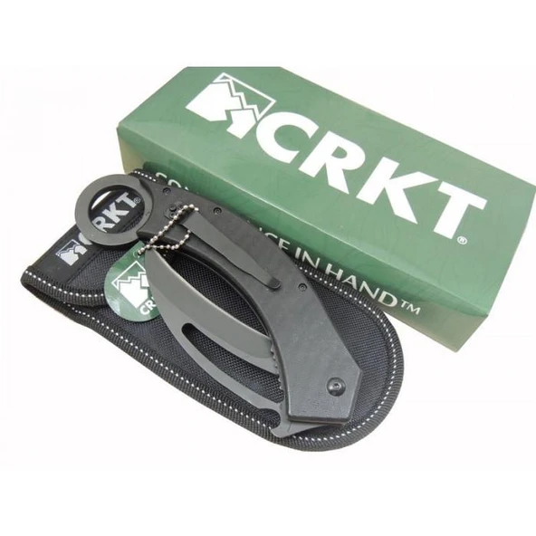 Crkt Dev Boy Blacsrambit Kara Çakı - Resim 2