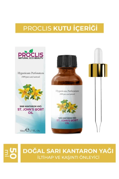 PROCLİS %100 Doğal Sarı Kantaron Yağı 50ml - Resim 3