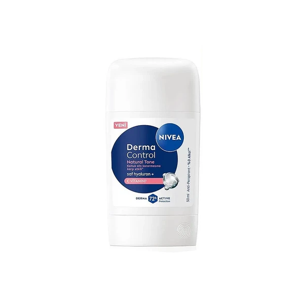 Nivea Derma Control Natural Tone 72h Terleme Karşıtı Stik 50 ml ürün görseli 1