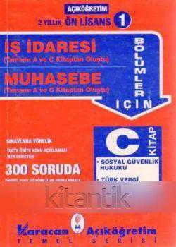 AÖF ÖNLİSANS İŞ İDARESİ VE MUHASEBE BÖLÜMLERİ İÇİN C KİTABI ürün görseli 1