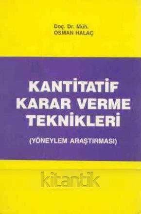 Kantitatif Karar Verme Teknikleri (Yöneylem Araştırması) ürün görseli 1