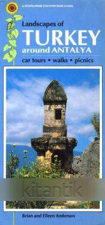 Landscapes Turkey Around Antalya - Car Tours + Walks + Picnics / A Countryside Guide (1989 Yılı Avrupa Kuşe Kağıda, Renkli, Resimli İlk Baskısı) ürün görseli 1