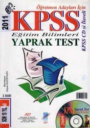CD İlaveli Öğretmen Adayları İçin KPSS Eğitim Bilimleri Yaprak Test ürün görseli 1