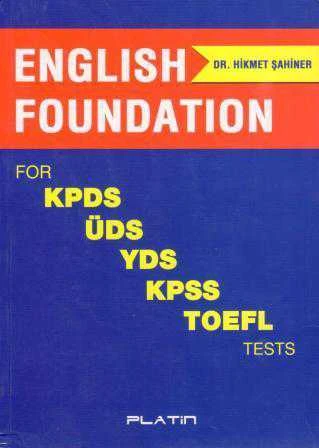 English Foundation For KPDS, ÜDS, YDS, KPSS & TOEFL TESTS ürün görseli 1