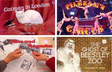Macmillan Ranger Series 4 Book Set (The Ghost of Beestley Zoo + Pilbeam's Circus + June and Augustus + Catman in London) ürün görseli 1