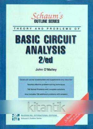 Schaum's Outline Series Theory and Problems Of Basic Circuit Analysis 2/ED ürün görseli 1