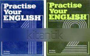 PRACTISE YOUR ENGLISH 1 + 2 - BEGINNERS TO INTERMEDIATE + INTERMEDIATE TO FIRST CERTIFICATE (2 BOOK SET) ürün görseli 1