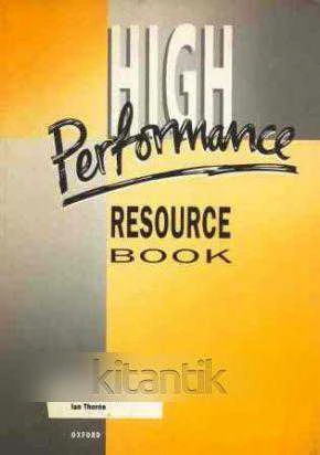 High Performance Resorse Book - 1992 Yılı Kuşe Kağıda, Renkli, Resimli İlk Baskısı ürün görseli 1