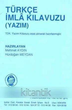 Türkçe İmla Kılavuzu (Yazım) ürün görseli 1
